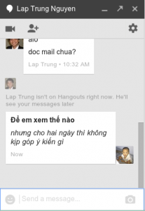 Google Hangout